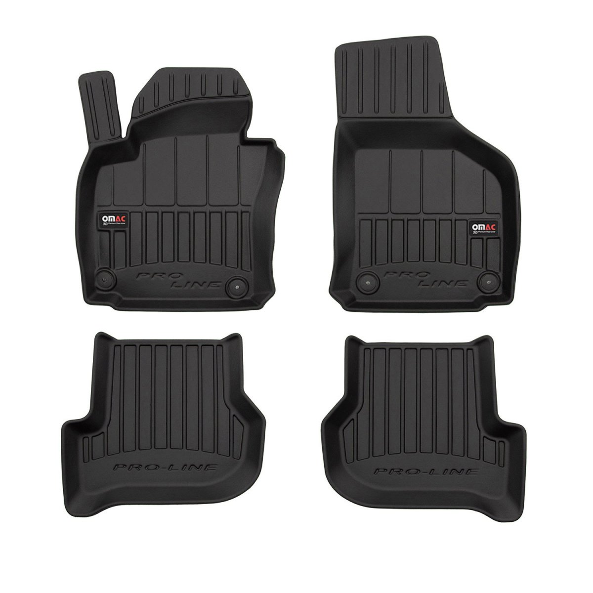 Volkswagen GTI Floor Mat - Omac - Premium TPE - Black - '07-'14
